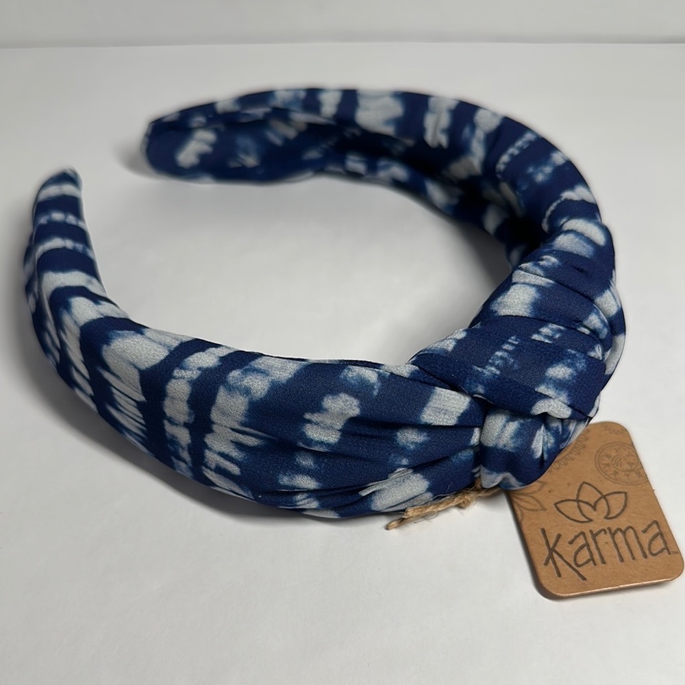 Karma Headband Blue Shibori - 1053